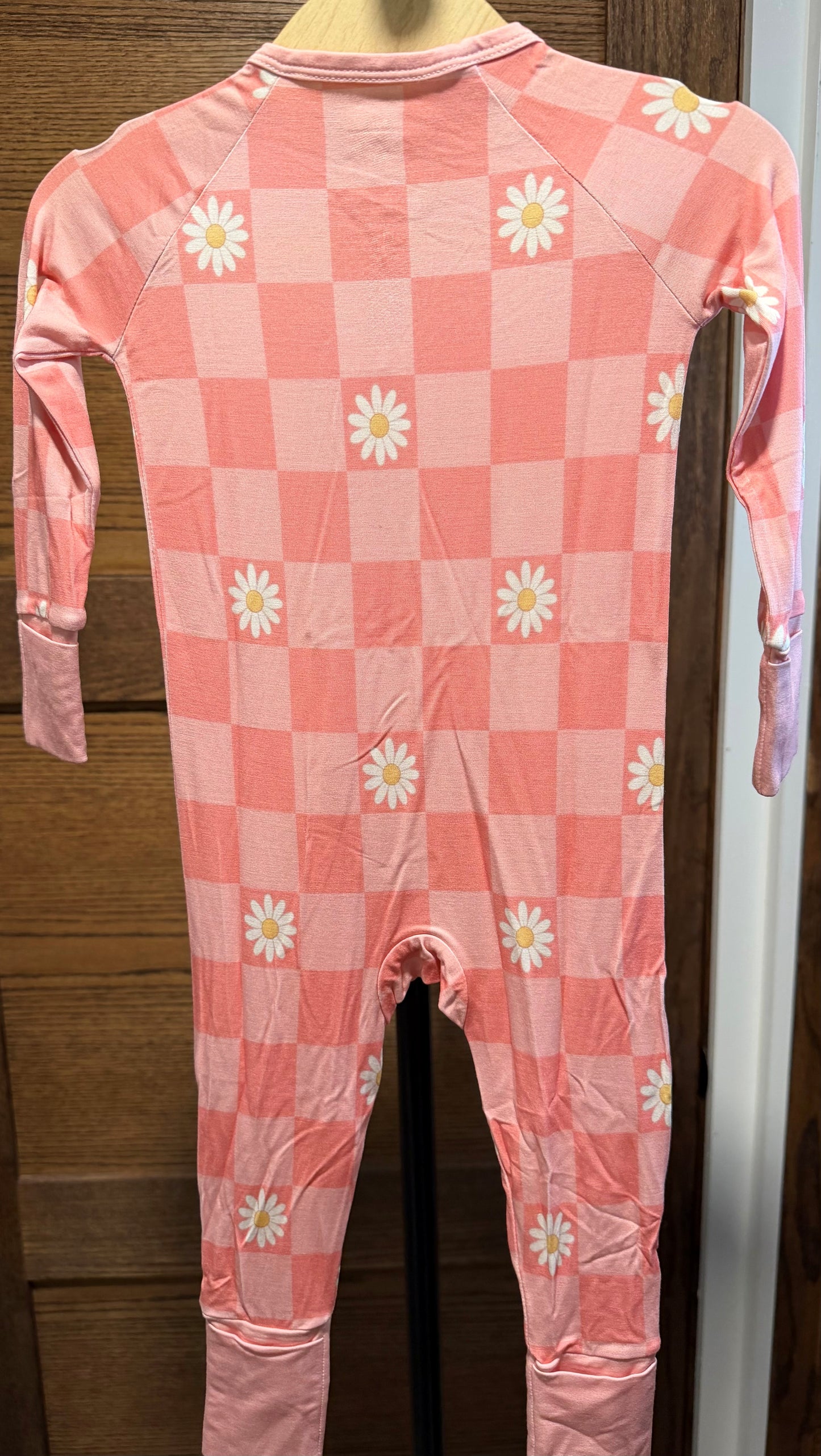 Pink Floral Checks Zippy