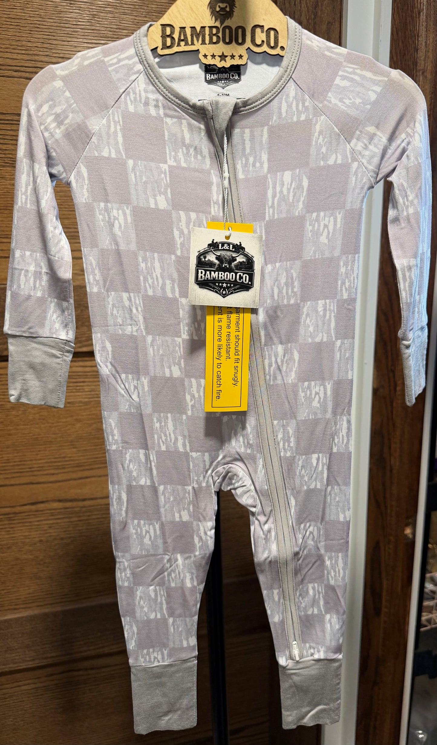 White Camo Checks Zippy