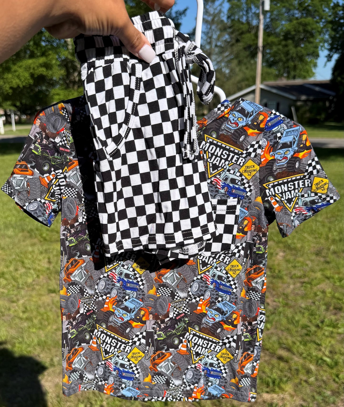 Monster Madness Daywear Pocket Tee Set