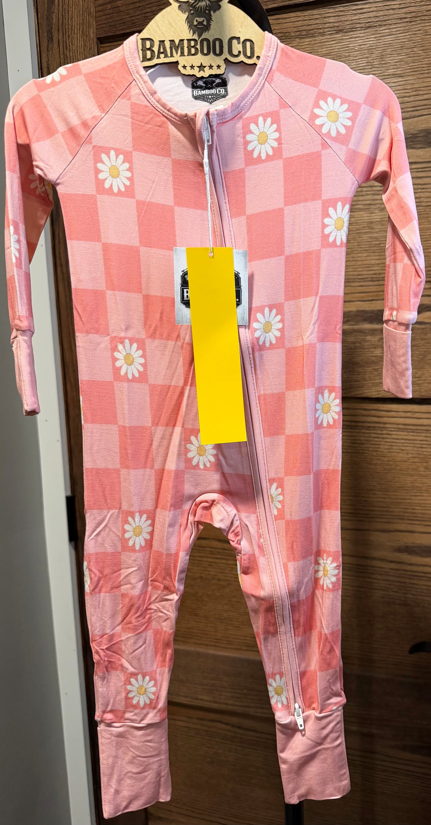 Pink Floral Checks Zippy