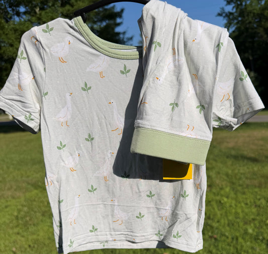 Short Sleeve and Pants Set
