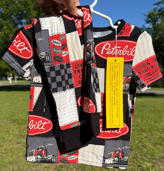 Truckin' Daddy Short Sleeve/Pants Set